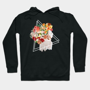 Masked Woman in Bloom Hoodie